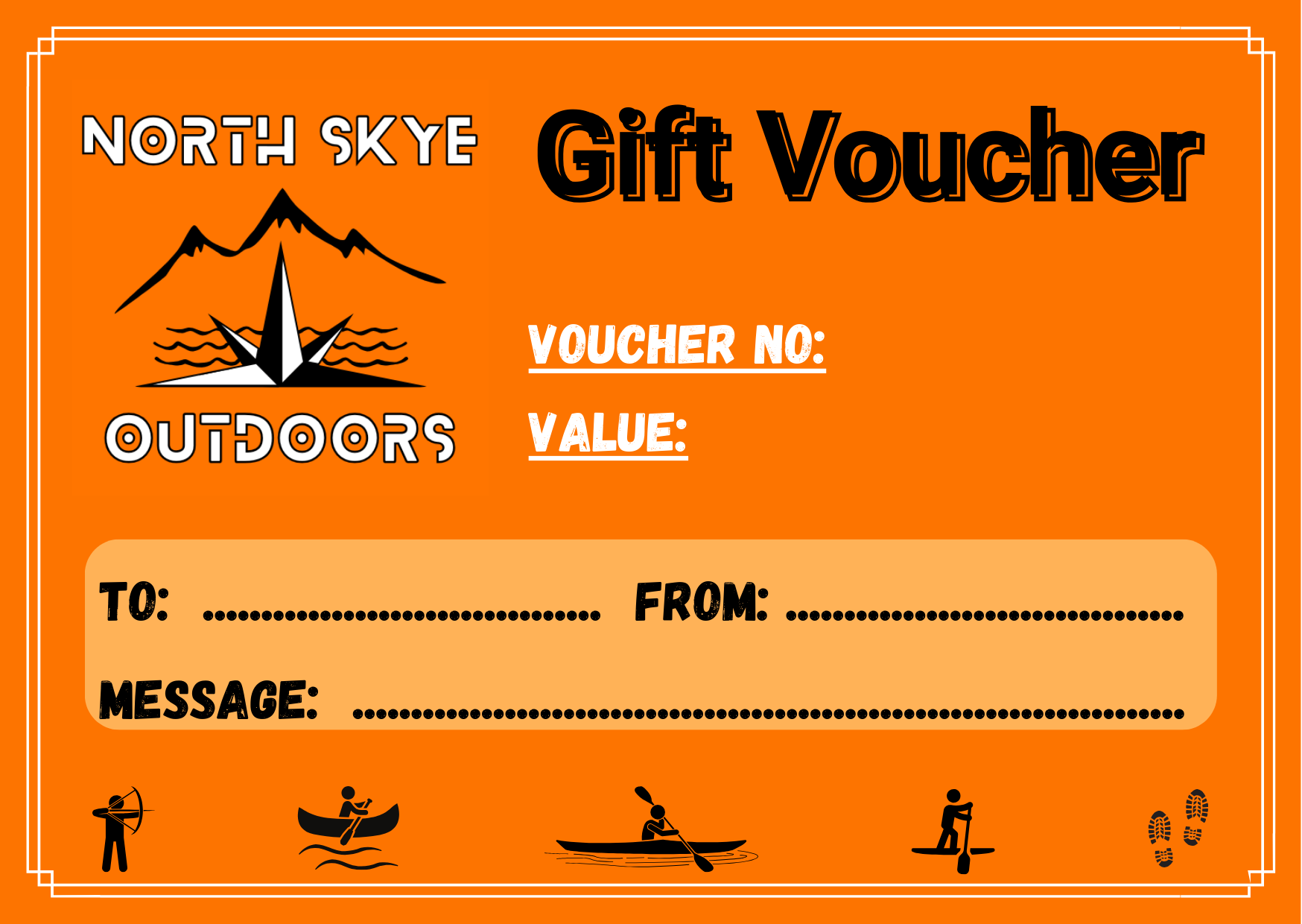 a Gift Voucher template